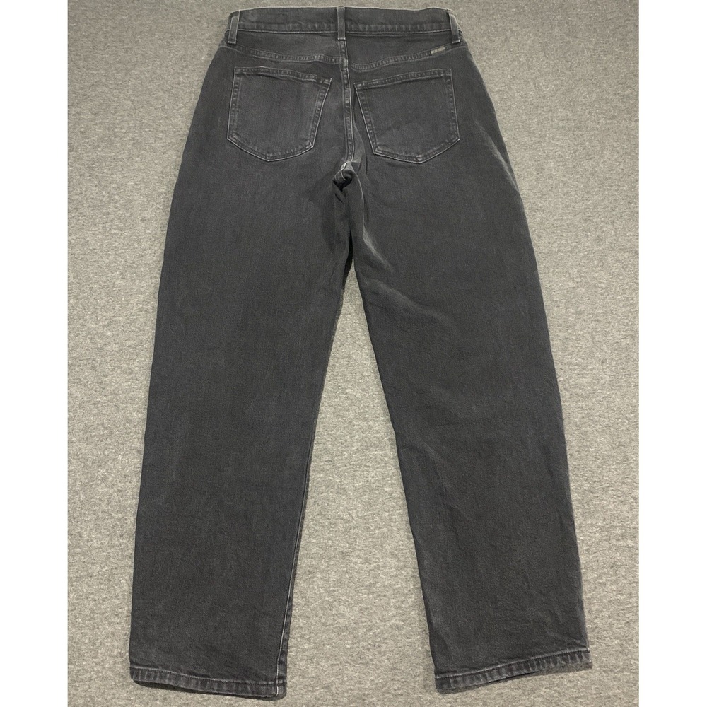 AYR The Getup Balloon Barrel Jeans Womens 27S Black Denim Pants Film Noir - Picture 2 of 13
